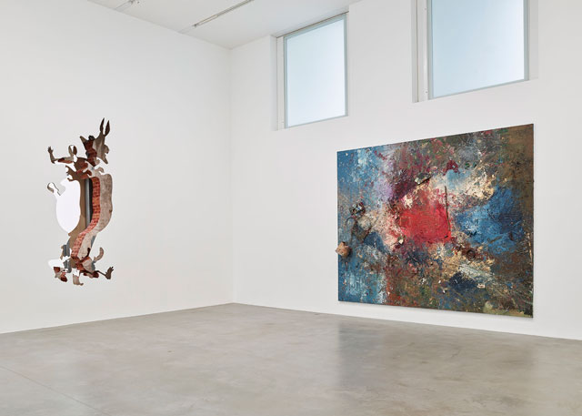 Dan Colen, Sweet Liberty Gallery 3. Photograph: Prudence Cumings Associates. Copyright by Dan Colen and Victor Mara Ltd.