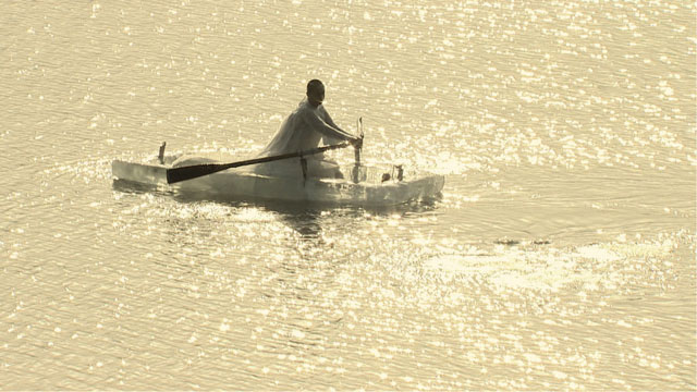 Neha Choksi. ICEBOAT (video still), 2013. HD, colour, widescreen, sound, 13 min 17 sec. Video still courtesy the artist.