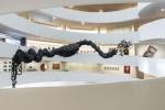 Chen Zhen. Precipitous Parturition, 1999. 50-foot-long inner-tube dragon. Installation view: Art and China after 1989: Theater of the World. Solomon R. Guggenheim Museum, New York, October 6, 2017—January 7, 2018. Photograph: David Heald