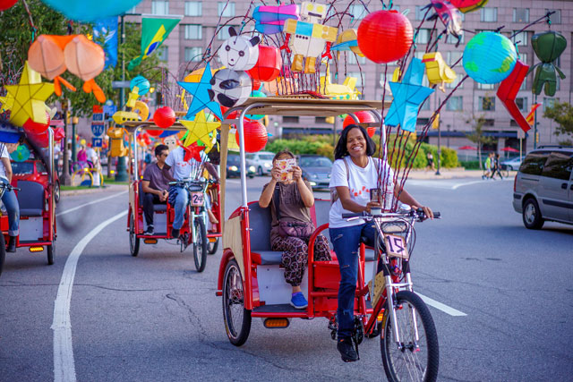 Cai Guo-Qiang. Photograph: Jeff Fusco Photography courtesy Association for Public Art.