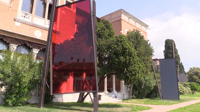 José Pedro Croft: Uncertain Measure, installation view, Villa Hériot, Giudecca, Venice 2017. Photograph: Martin Kennedy.