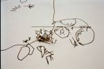 Harold Cohen’s Drawing Machine in 1979. Courtesy Harold Cohen’s archive.