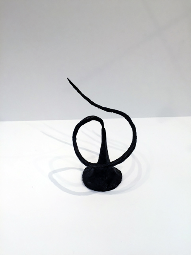 Alexander Calder. Whip Snake (Snake on the Post), 1944. Bronze, 24 1/4 × 24 1/2 × 24 7/8 in (61.6 × 62.2 × 63.2 cm). Whitney Museum of American Art, New York; purchase with funds from the Howard and Jean Lipman Foundation, Inc. 70.3a–b. © 2017 Calder Foundation. Photograph: Jill Spalding.