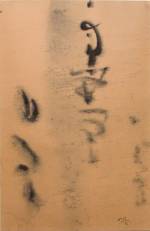 Mark Tobey. Calligraphic, 1956. Ink on paper, 17.75 x 11.5in (45.09 x 29.21 cm).