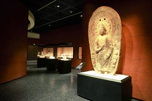 'Selected works of ancient Buddhist Statues' exhibition located at the 4th floor of the Rectangular Hall. Courtesy of the Capital Museum, Beijing.