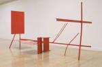 Anthony Caro (b. 1924), Early One Morning 1962. Steel and aluminium, painted red 289.6 x 619.8 x 335.3 cm. Tate. Presented by the Contemporary Art Society 1965 © the Artist, Barford Sculptures Ltd. Photography: Tate