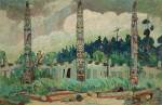 Emily Carr. Tanoo, Queen Charlotte Island, BC, 1913. Courtesy of Royal BC Museum, BC Archives, Canada.