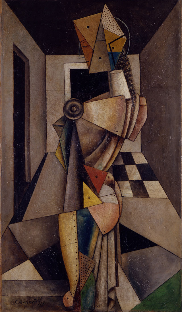 Carlo Carrà. Penelope, 1917. Oil on canvas, 94.5 x 54.5 cm. Private collection.