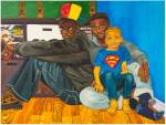 Jordan Casteel. Three Lions, 2015. Oil on canvas, 54 x 72 in.