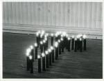 Ana Mendieta. Ñañigo Burial, 1976. Lifetime black and white photograph, 20.3 x 25.4 cm. Private collection.