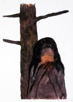 Enrique Martinez Celaya. <em>The Last Reason</em>, 
        2011. Watercolour on paper, 96.52 x 67.31 cm 
        (38 x 26.5 in).