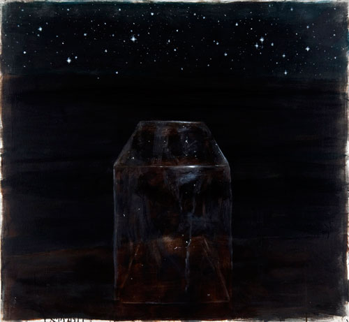Enrique Martinez Celaya. <em>The Way Things Are</em>, 
        2011. Oil and wax on canvas, 116.84 x 127 cm 
        (46 x 50 in).