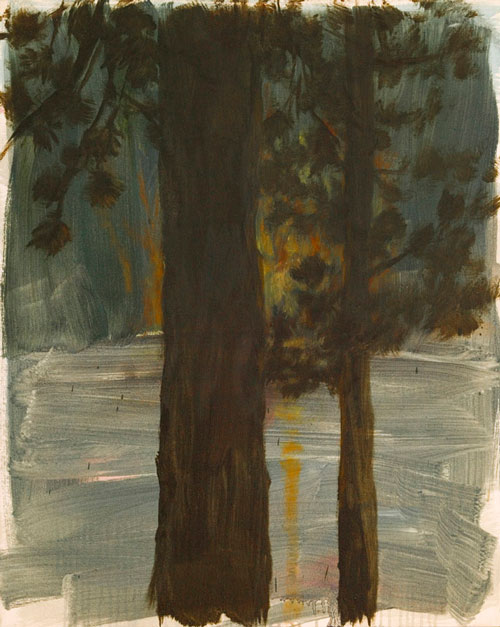 Enrique Martinez Celaya. <em>The Pale</em>, 
        2009–10. Oil and wax on canvas, 76.2 x 60.96 cm 
        (30 x 24 in).