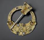 Hunterston brooch (front). Silver, gold and amber. Hunterston, southwest Scotland, AD 700–800. © National Museums Scotland.