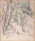 Paul Cézanne (1839–1906). Cistern in the Park of the Château Noir, 1895–1900. Watercolour and graphite on pale buff wove
paper, 50.6 x 43.4 cm. © The Henry and Rose Pearlman Collection. Photograph: Bruce M. White.