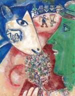 Marc Chagall. I and the Village, 1912. Pencil, watercolour and gouache on paper. Brussels, Royal Museums of Fine Arts Belgium © RMFAB/Chagall ® SABAM Belgium 2015. Photograph: J Geleyns/Ro scan.