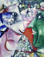 Marc Chagall.  I and the Village, 1911.  Oil on canvas,  192.1 x 151.4 cm.  © ADAGP Paris and DACS, London 2013. Photograph: © SCALA, Florence.