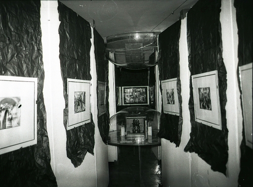 Valera & Natasha Cherkashin. The Clock of History, 1991. Installation at the Library of Foreign Literature, Moscow.