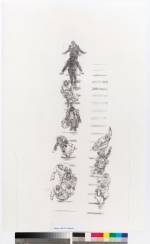 Olga Chernysheva. Untitled [Empty…], 2016. Charcoal and collage on paper, 33 x 20 1/2 inches (84 x 52 cm). Courtesy Gallery DIEHL, Berlin; Foxy Production, New York; and Pace London. Image © Olga Chernysheva.