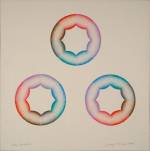 Judy Chicago. Star Cunts #2, 1968. Prismacolor on paper, 15.25 in. x 15.25 in (38.74 cm x 38.74 cm)