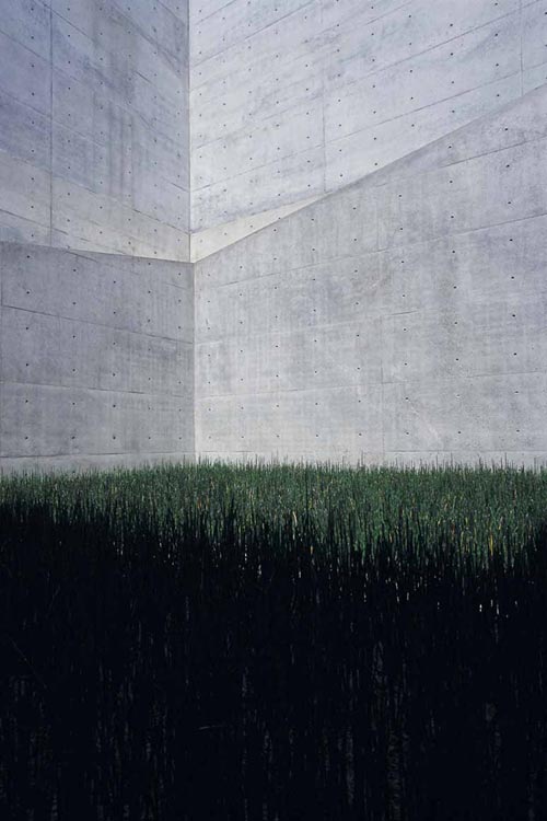 Courtyard, Chichu Art Museum, Naoshima, Kagawa, Japan