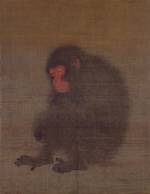 Unidentified artist; traditionally attributed to Mao Song. Monkey, 2nd quarter 12th century. Tokyo National Museum, Japan. Photograph: TNM Image Archives.