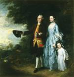Thomas Gainsborough.<em> George Byam with His Wife Louisa and Their Daughter Selina</em>, c.1762, and reworked by 1766. Oil on canvas, 249 x 238.8 cm. The Andrew Brownsword Arts Foundation. On long-term loan to the Holburne Museum of Art, Bath Photo: © The Andrew Brownsword Arts Foundation, Bath