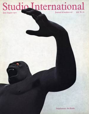 Nicholas Monro’s King Kong on the cover of Studio International, July/August 1972.