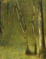 Georges Seurat. The Forest at Pontaubert, 1881. Metropolitan Museum of Art, New York.