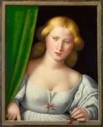 Italian, North.        <em>Woman at a Window</em>, probably 1510–30. © National Gallery, London.