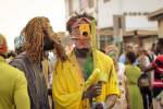 Serge Attukwei Clottey and GoLokal, Chale Wote 2016 performance. Courtesy the  artist and Gallery 1957. Photograph: Shafic Hijazi.