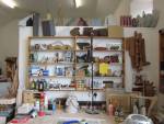 Doug Cocker’s studio, Lundie, Scotland, May 2014. Photograph: Janet McKenzie.