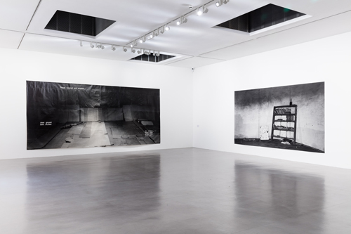 Hannah Collins. Installation view (1), Camden Arts Centre, London. Photograph: Mark Blower.