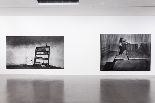 Hannah Collins. Installation view (2), Camden Arts Centre, London. Photograph: Mark Blower.