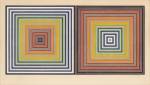Frank Stella. Double Gray Scramble, 1973. Screenprint on Arches 88 mould-made paper, 59.4 x 119.5 cm (23.4 x 47 in). Courtesy of Waddington Custot.