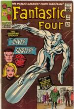 Jack Kirby. Cover of <em>Fantastic Four </em>#50 comic book, (published May 1966). Collection of Michigan State University. FANTASTIC FOUR: ™ and © 2006 Marvel Characters, Inc. Used with permission.