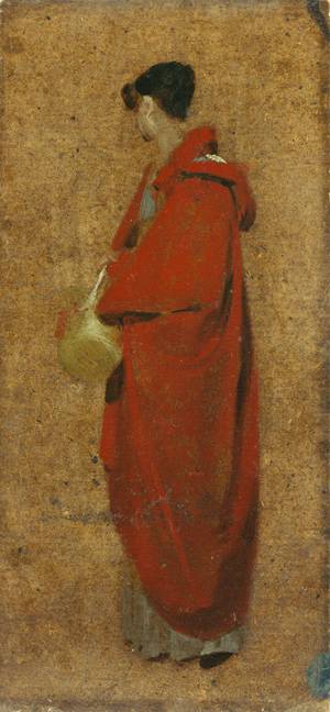 John Constable. <em>A Girl in a Red Cloak</em> (Mary Constable), 1809. Copyright: Private Collection