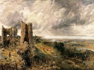 John Constable. <em>Hadleigh Castle</em>, 1829. Oil on canvas 122 x 164.5. Yale Center for British Art.
