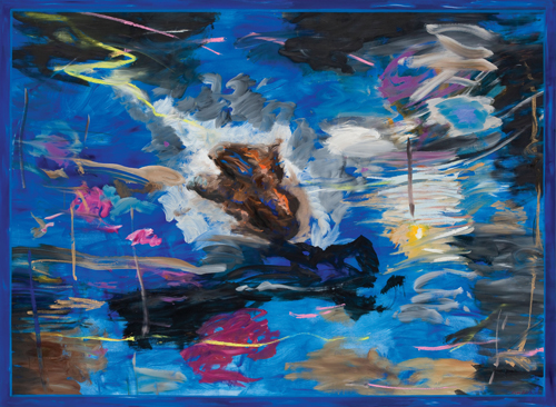 Juan Davila. Untitled, 2012. Oil on canvas, 186 x 253 cm. Courtesy the artist and Kalli Rolfe Contemporary Art, Melbourne.