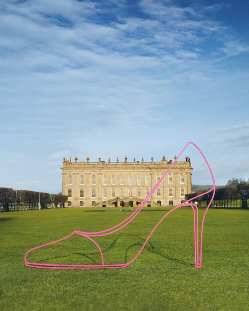 Michael Craig-Martin. High Heel (pink). © Michael Craig-Martin. Photograph: Matthew Bullen.