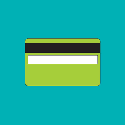Michael Craig-Martin. Objects of our Time – Credit Card, 2014. From a series of 12 screenprints on 410 gsm Somerset Satin paper,
Edition of 50. Courtesy the artist and Alan Cristea Gallery.