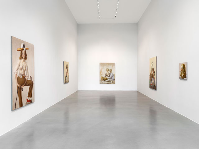 Installation view, John Currin, Sadie Coles HQ, 23 November 2016 – 21 January 2017. Copyright the Artist, Courtesy Sadie Coles HQ, London.