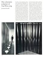 The cybernetic sculpture of Tsai Wen-ying. Studio International, Vol 177, No 909, March 1969. p. 126.