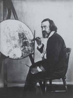 Henry Hering, Portrait of Richard Dadd, c1857. Photographic print, 20 x 15.5 cm. Courtesy of Bethlem Museum of the Mind. Alex Fox (Roy Fox Fine Art Photography).