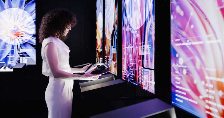 Discovery Portal: Installation view of Machine Dreams: Rainforest, Dataland, Los Angeles, June 20, 2026 – January 31, 2027. © 2026 Refik Anadol Studio on behalf of Dataland. Photo: Refik Anadol Studio.