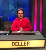 Portrait of Jeremy Deller. Courtesy of The Artist. Deller appeared on the BBC's Christmas University Challenge 2020, part of the winning team from the Courtauld Institute of Art.