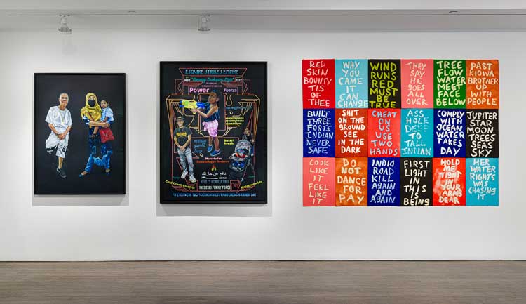 Installation view, Drawing as Practice, National Academy of Design, New York, 2023. Photo: © Etienne Frossard. Courtesy of National Academy of Design.