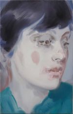 Kaye Donachie, Silence into weary ears, 2018. Oil on linen, 55.3 x 35 cm. Collection of Alexander V. Petalas. © Kaye Donachie. Courtesy Maureen Paley, London.