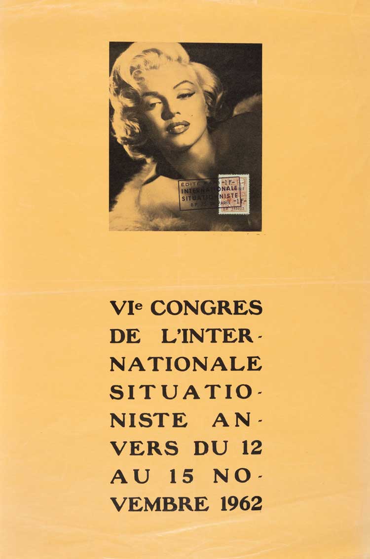 Situationist International. Untitled, 1962. Print on paper. Photo: Fabrice Gousset.