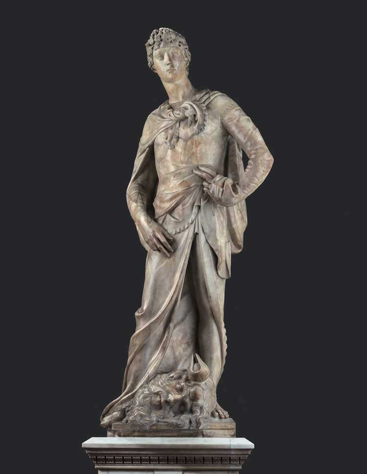 Donatello, David, Museo Nazionale del Bargello, Florence, courtesy of the Ministry of Culture. Photo: Bruno Bruchi.